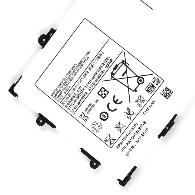 Samsung Galaxy Tab 7,7 compatível GT-P6800 da bateria do PC da tabuleta de SP397281A 3.8V 5100mAh