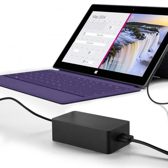 Carregador 1536, Microsoft Surface Pro do adaptador do portátil do modelo 2 pinos magnéticos Output USB do carregador 5